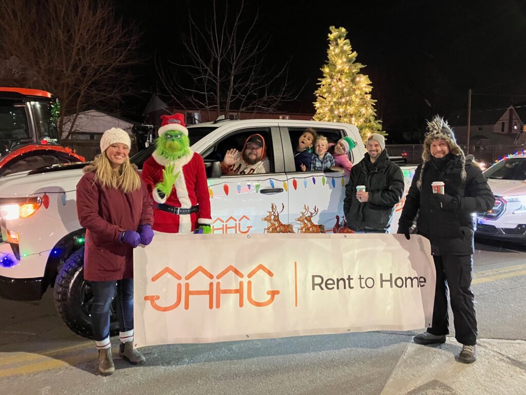 JAAG Properties sponsoring a Santa Claus parade