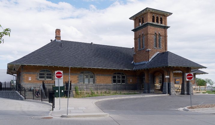 Guelph, Ontario Central Train Station