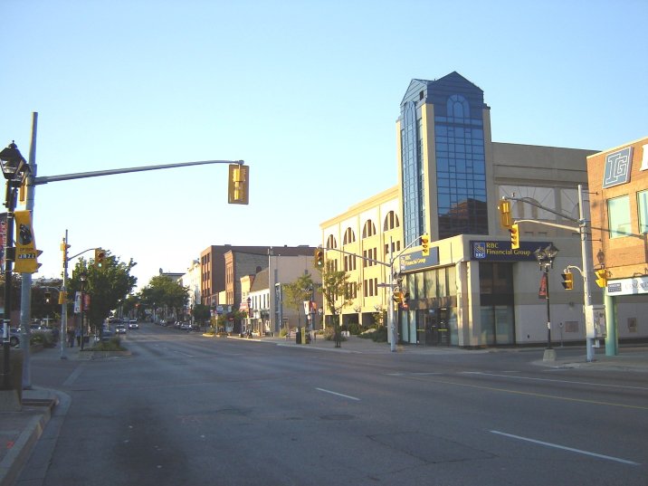 King Street South in Uptown Waterloo, Ontario