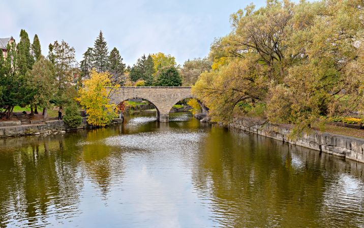 The Lake Victoria and Arboretum Park, Stratford, Ontario, Canada